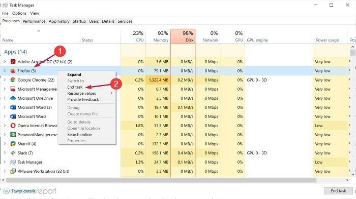 Pilihan menghentikan Mozilla Firefox bisa jadi solusi tepat untuk memulai kembali semuanya.