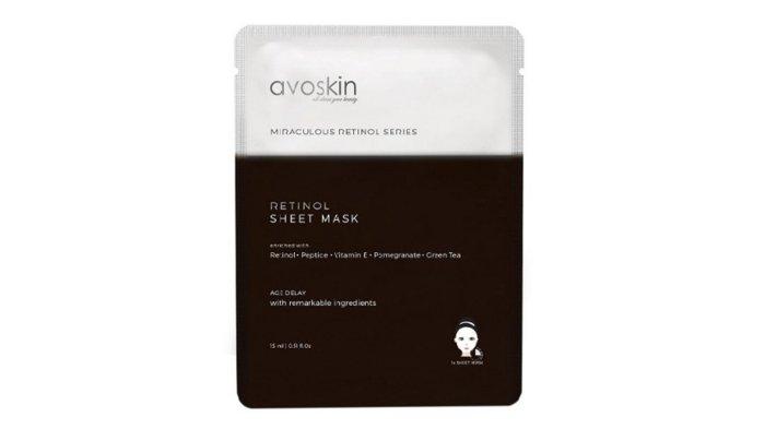 Review Avoskin Miraculous Retinol Series Sheet Mask