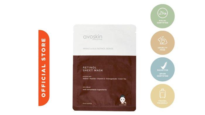 Review Avoskin Miraculous Retinol Series Sheet Mask
