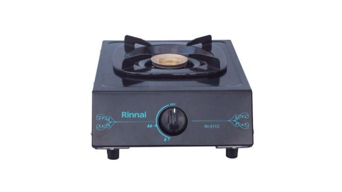 RINNAI Kompor Gas 1 Tungku RI 511C memiliki desain yang kokoh dan anti penyok sehingga lebih kokoh digunakan