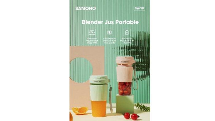 SAMONO 350ML Juicer Blender Portable SW-Y9 dengan desain cup yang memudahkan