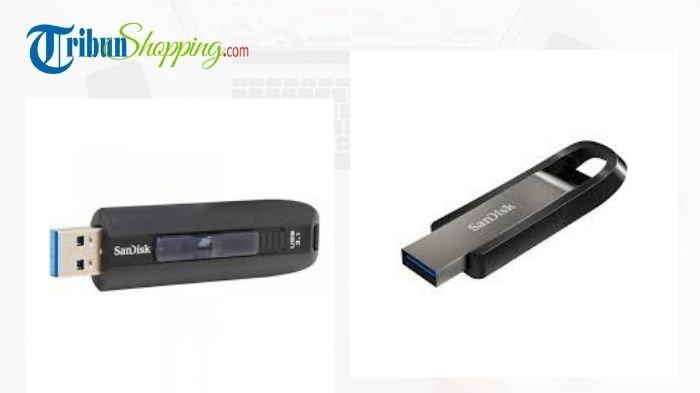 SanDisk Extreme Go yang digunakan untuk menyimpan data