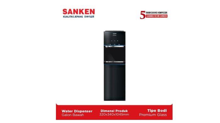 SANKEN Dispenser Bottom Loading HWD-C590G-BK hadir dengan konsumsi daya yang rendah