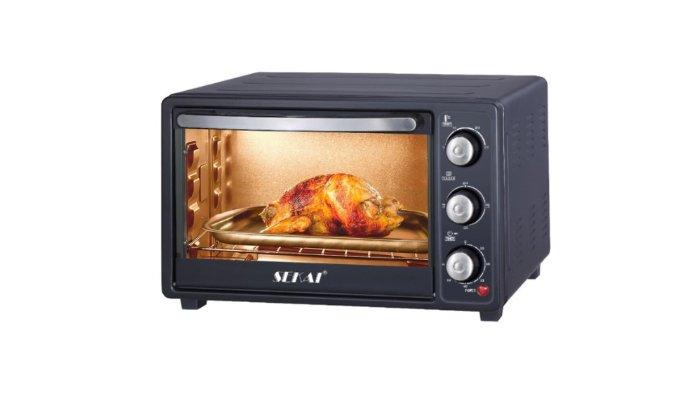 SEKAI Oven Listrik Low Watt 21L hadirkan kapasitas besar dan kematangan merata