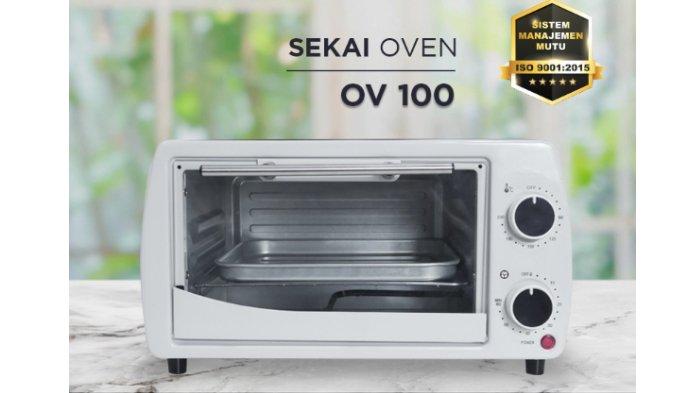 SEKAI Oven Listrik OV 100 hadir dengan konsumsi daya yang hemat sekaligus performa handal untuk kreasikan beragam menu panggang