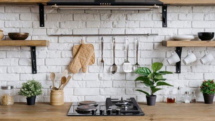 Selain membuat nuansa menjadi lebih segar, menata tanaman di dapur juga membuat ruangan jadi estetik dan menghidupkan suasana