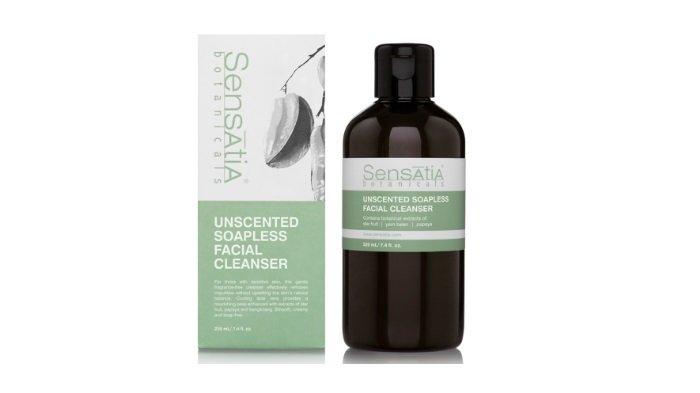 SensAtiA botanicals Unscented Soapless Facial Cleanser