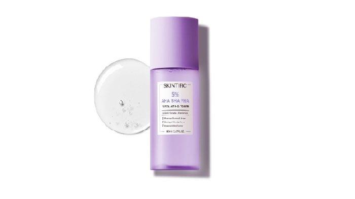 SKINTIFIC 5 persen AHA/BHA Exfoliating Toner
