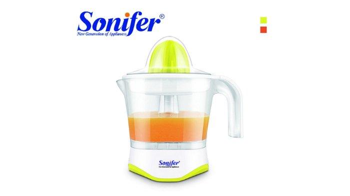 Sonifer Electric Citrus Juicer hadir dengan kapasitas 1 liter dengan konsumsi daya listrik rendah