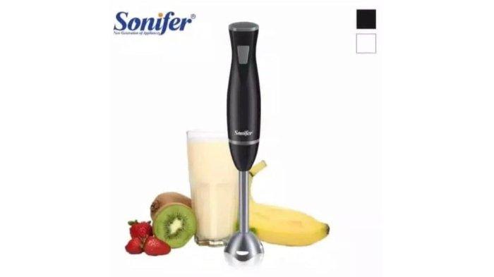 Sonifer Hand Blender SF-8055 mampu menghaluskan berbagai bahan secara praktis dengan pisau stainless steel