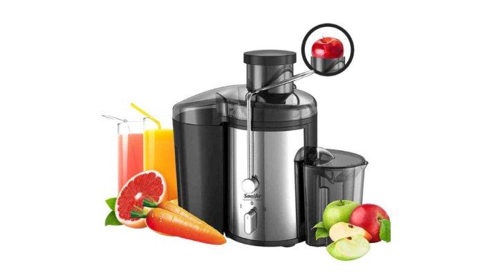 SONIFER Juice Extractor SF-5522 dirancang punya performa pemerasan buan dan sayur secara lebih handal, minim serat dan lebih bernutrisi