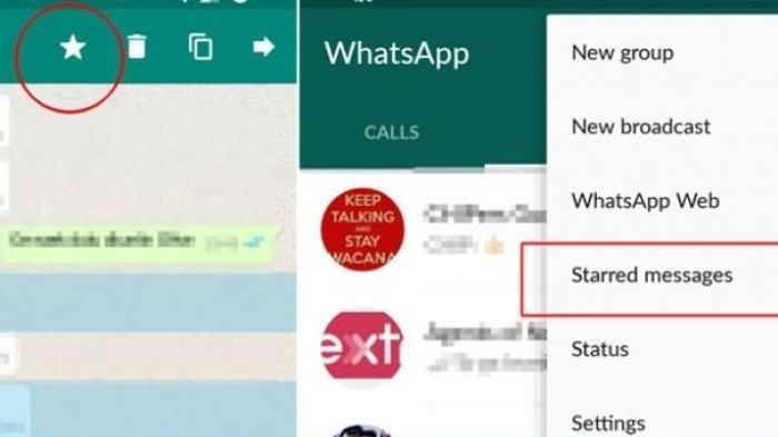 Tanda bintang pada watsapp