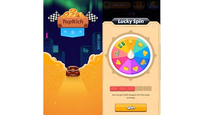 Top Rich sudah mendapatkan rating 4.3 dan telah diunduh lebih dari 1 juta kali melalui Google Play Store.