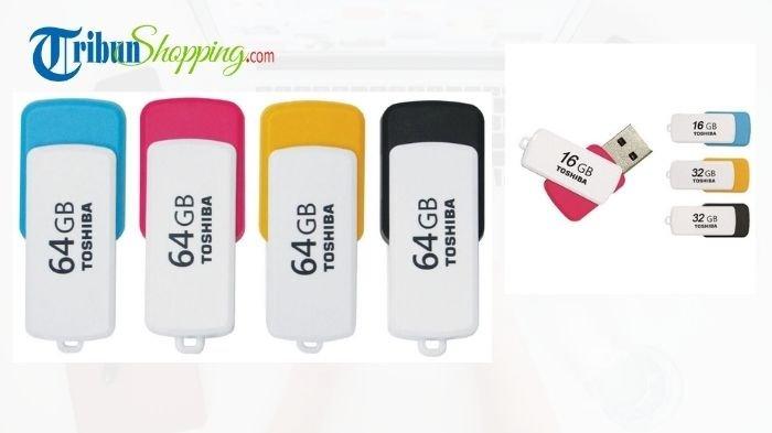 Toshiba Mini 360 Duo Flash Drive yang digunakan untuk menyimpan berbagai data