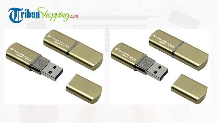 Transcend JetFlash 820 yang digunakan untuk menyimpan berbagai data