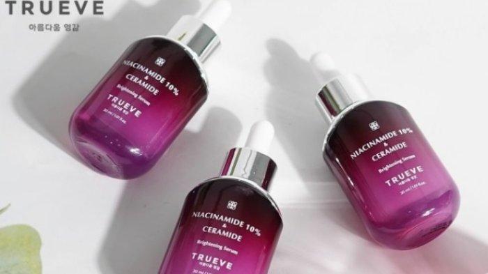 TRUEVE Niacinamide 10 persen & Ceramide Serum jadri salah satu produk dengan kandungan yang bagus untuk hempas jerawat.