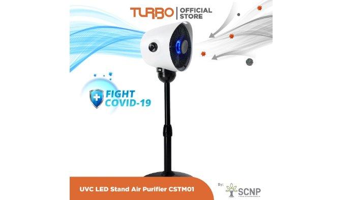 TURBO Air Purifier dengan UVC LED HEPA Filter 13 Ionizer CSTM01 dibekali dengan 4 fungsi dalam 1 alat