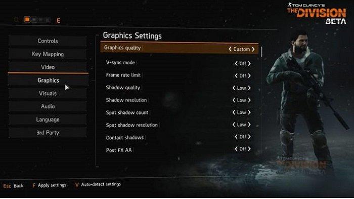 Dengan mengatur pengaturan grafis dalam game, laptop akan lebih fokus ke performa.