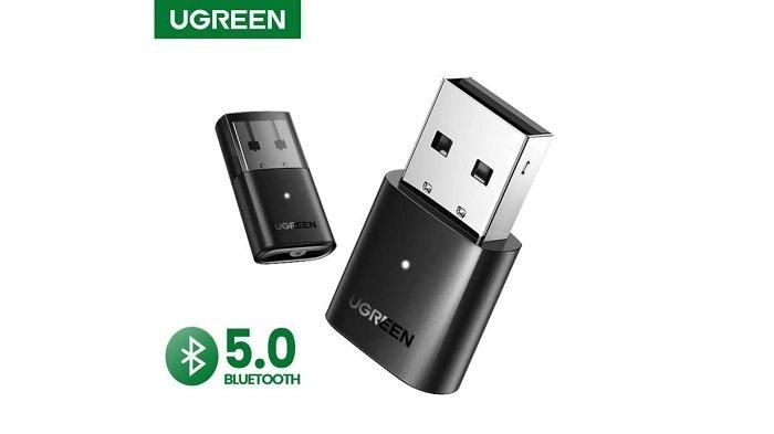 UGREEN CM390 USB Bluetooth 5.0 Adapter Receiver memiliki daya jangkau yang luas hingga 30 meter.
