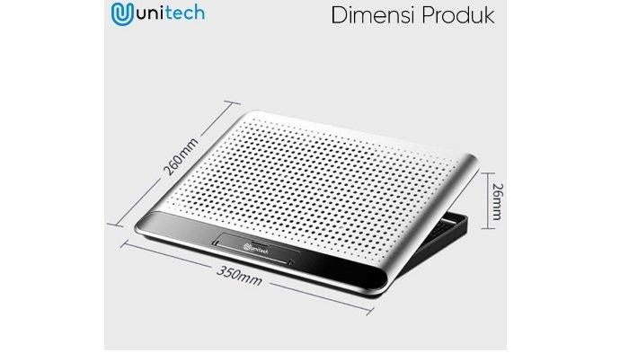 Unitech Aluminium Laptop Cooler H8