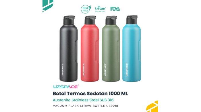 UZSPACE 9018 Botol Tumbler Thermos dengan berbagai pilihan warna yang bisa dipilih sesuai selera