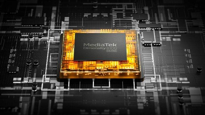Ilustrasi chipset Dimensity 8100-Ultra pada Xiaomi 12T 5G