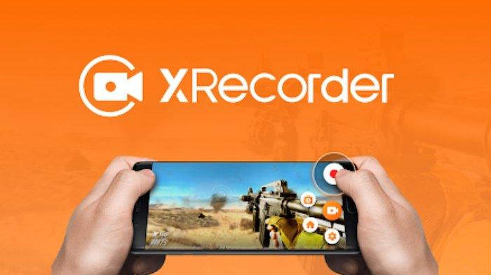 Ilustrasi pengguna bermain game sambil mengaktifkan perekaman layar dari aplikasi XRecorder
