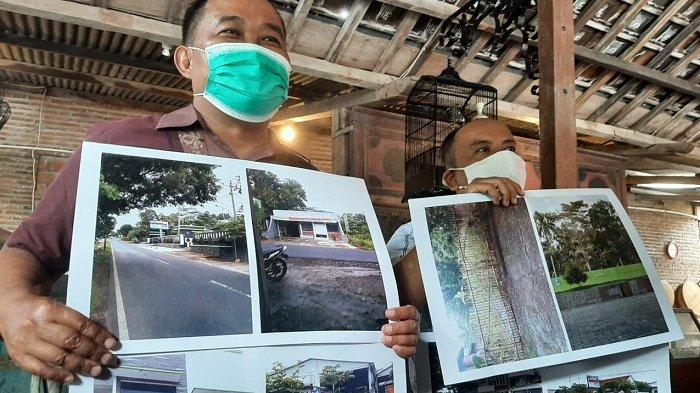 Aktivis MAKI saat membeberkan temuan soal aset tersangka PT Asabri yang tersebar di Boyolali di di Rumah Makan Ayam Goreng Toh Joyo Manahan Solo, Senin (15/2/2021).
