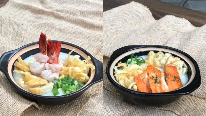 Aneka jenis bubur di Canting Londo Kitchen
