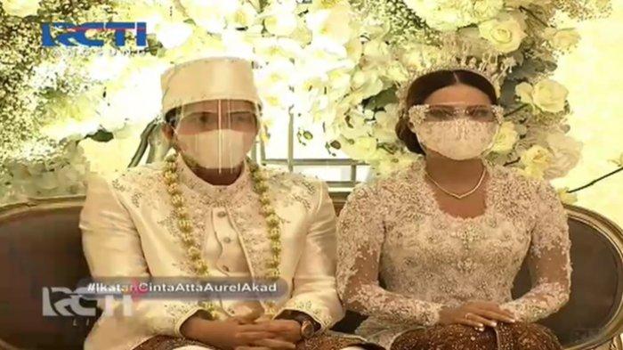 Atta Halilintar dan Aurel Hermansyah resmi nikah