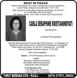 Rest in Peace - Carla Seraphine Kristianindyati