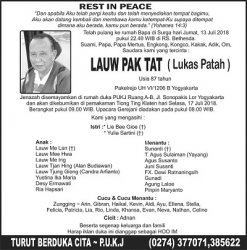 Rest in Peace - Lauw Pak Tat (Lukas Patah)