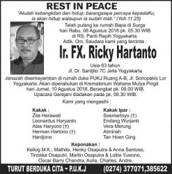 Rest In Peace - Ir FX Ricky Hartanto