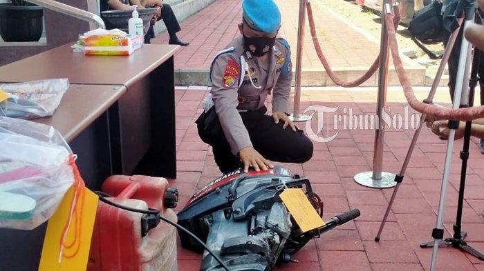 Jumpa pers di Mapolres Boyolali terkait insiden perahu maut di Waduk Kedung Ombo, Selasa (18/5/2021).