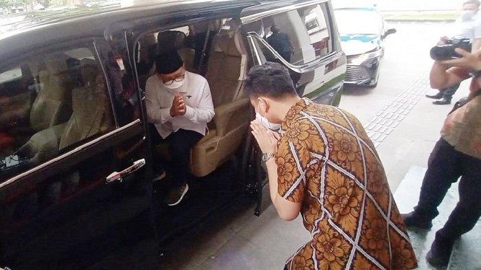 Ketua Umum PKB Cak Imin saat bertemu dengan Gibran Rakabuming Raka di Rumah Dinas Wali Kota Solo, Lodji Gandrung, Rabu (24/3/2021).