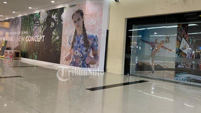Kondisi Centro yang sudah tutup di Solo Paragon Mall di Jalan Yosodipuro No 133, Mangkubumen, Kecamatan Banjarsari, Kota Solo, Selasa (18/5/2021).