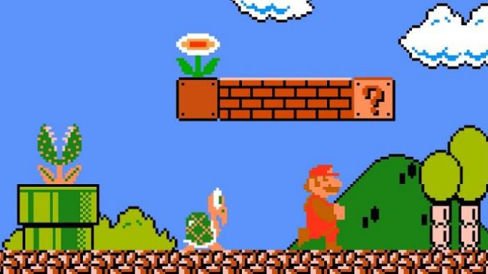Tokoh Mario dalam game Super Mario Bros.