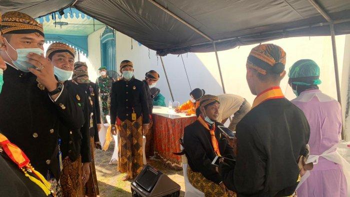 Persiapan Pernikahan putri Raja Solo, GRAy Putri Purnaningrum dengan Rizki Baruna Aji, Rabu (24/3/2021).