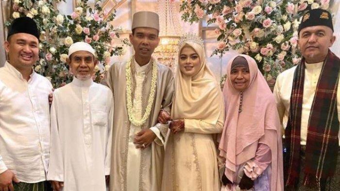 Ustaz Abdul Somad (UAS) menikahi gadis Jombang, Fatimah Az Zahra hari ini, Kamis (28//4/2021).