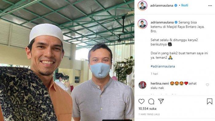 Adrian Maulana ketemu Nicholas Saputra di masjid