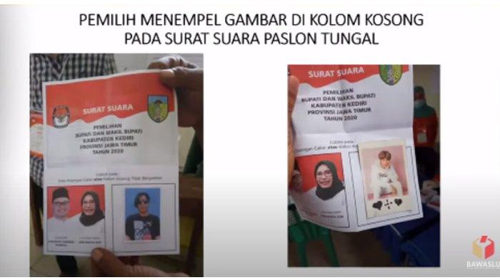Aksi kocak Pilkada 2020 di Kabupaten Kediri.