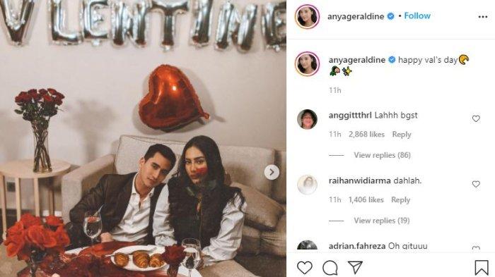 Anya Geraldine dan Verrel Bramasta.