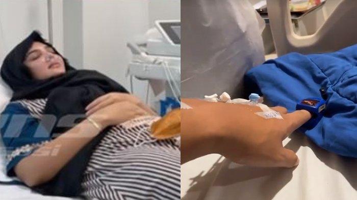 Ashanty drop akibat Covid-19, Azriel kini menyusul dirawat di RS, tangan dipasang infus