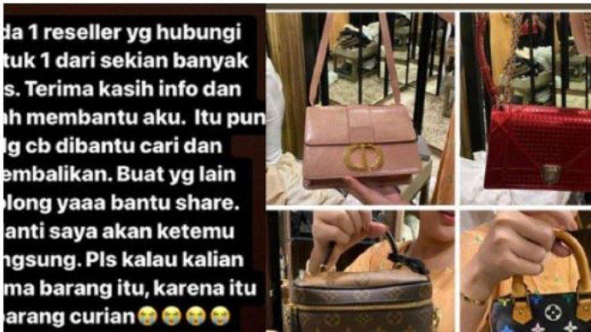Ashanty endus keberadaan beberapa tas mewahnya yang digondol maling