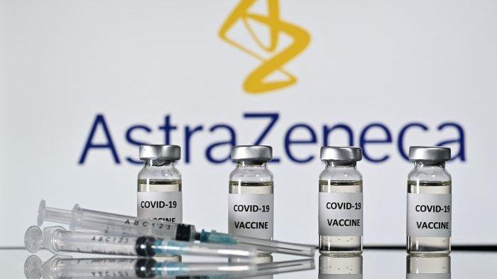 Ilustrasi vaksin covid-19 buatan AstraZeneca.