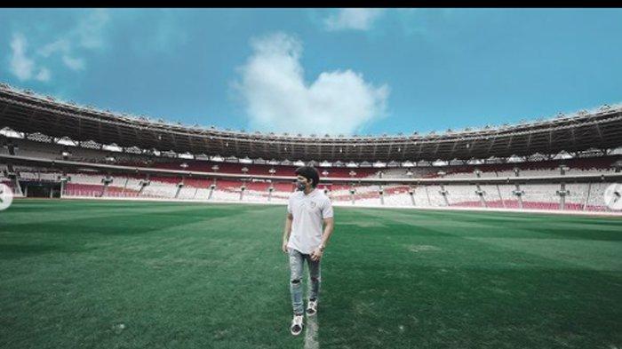 Atta Halilintar datangi Stadion GBK.