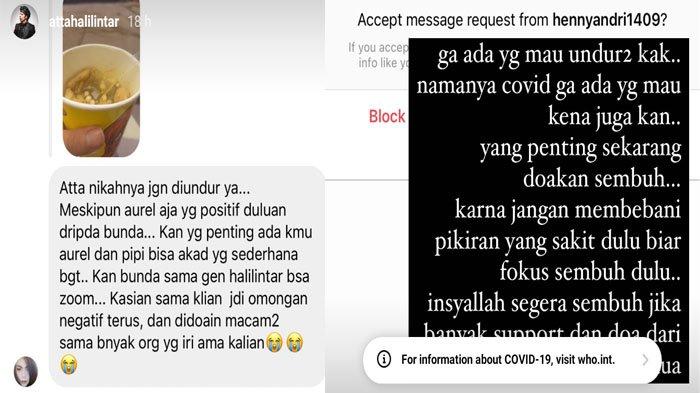 Atta Halilintar memberikan klarifikasi.