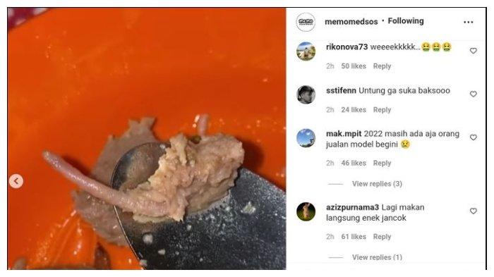 Bakso yang diduga menggunakan daging tikus.