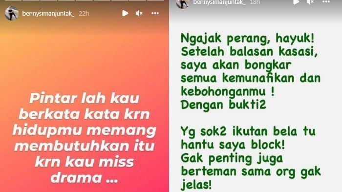 Benny Simanjuntak bak sindir Dhena Devanka miss drama.