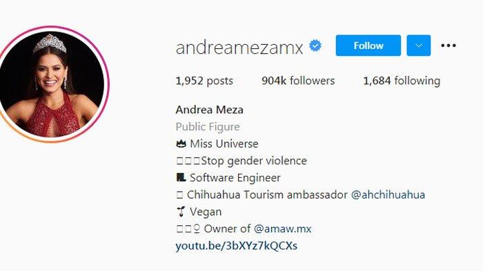 Instagram Andrea Meza